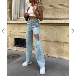 12th Tribe Brooklyn Slash Boyfriend Jeans